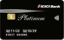 ICICI Bank Platinum Credit Card
