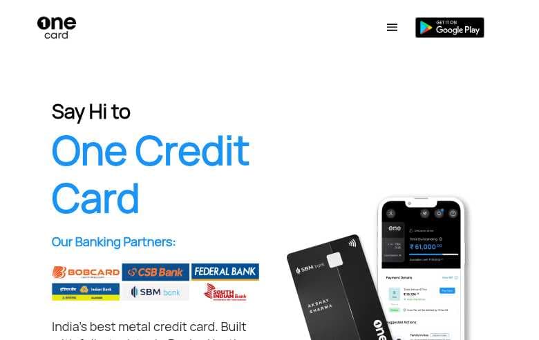 OneCard Credit Card